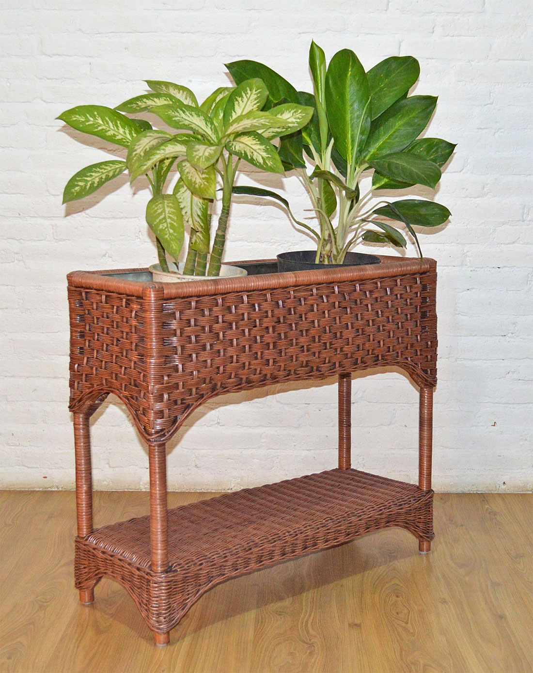 Wicker Plant Stands 